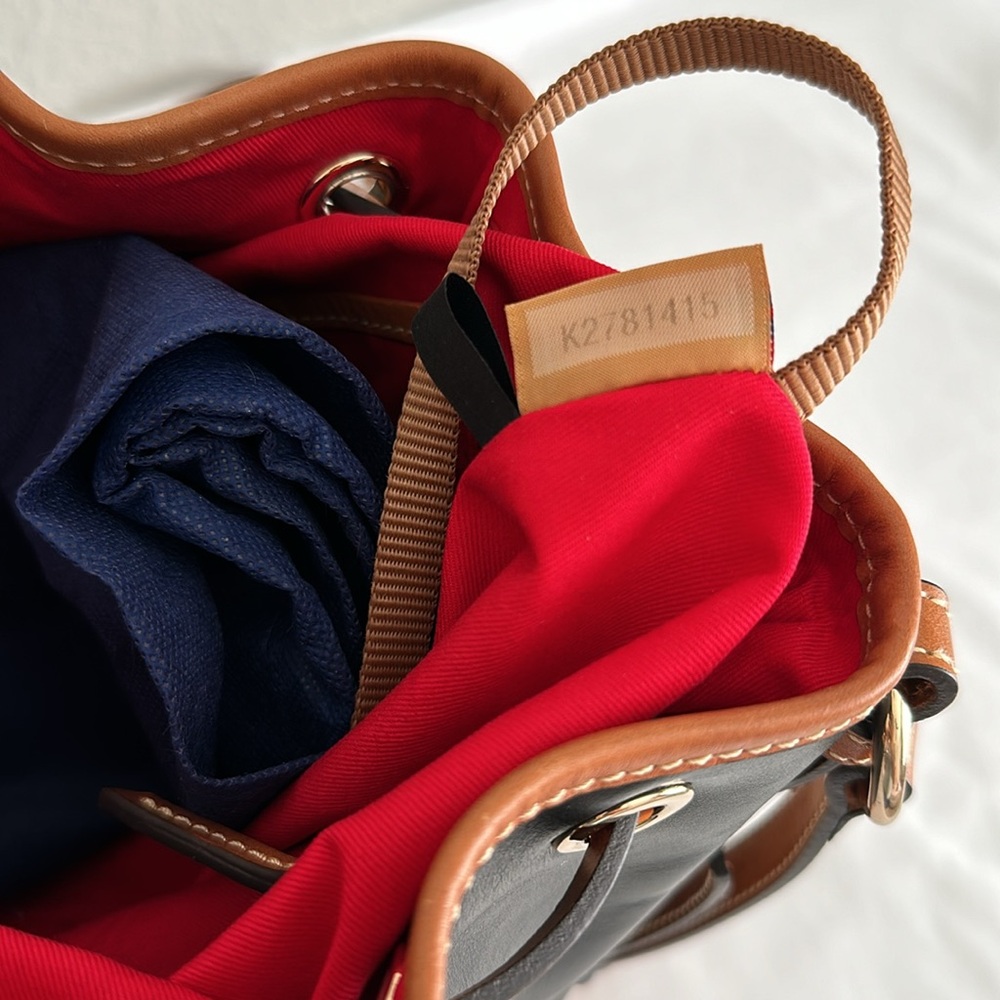 Dooney & Bourke Wexford Leather Crossbody Drawstring Bag - Picture 16 of 16